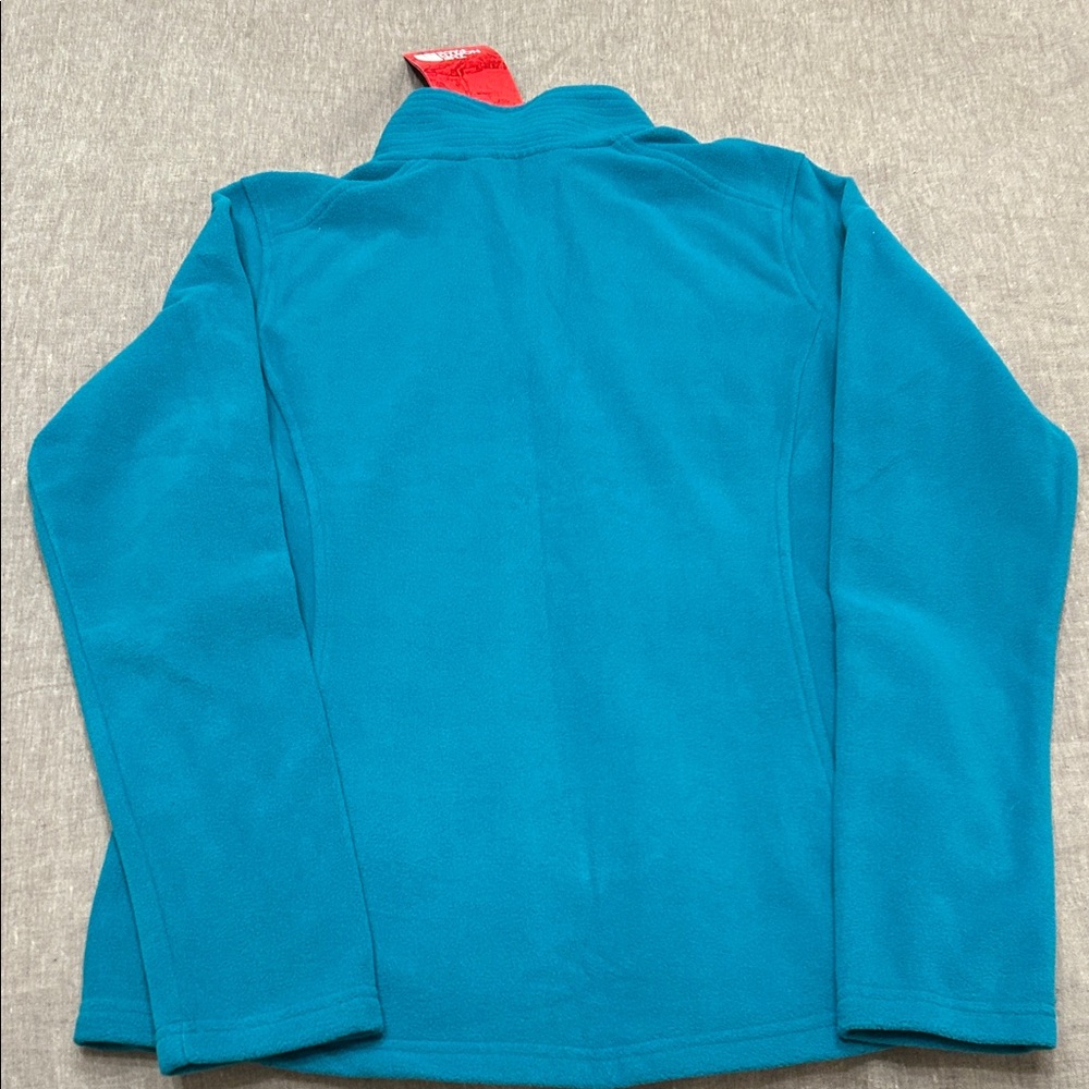 The North Face Women's Teal Fleece 1/4 Zip - Picture 6 of 6